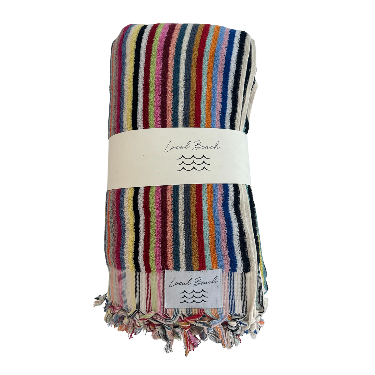 Riviera Stripe Pool Towel