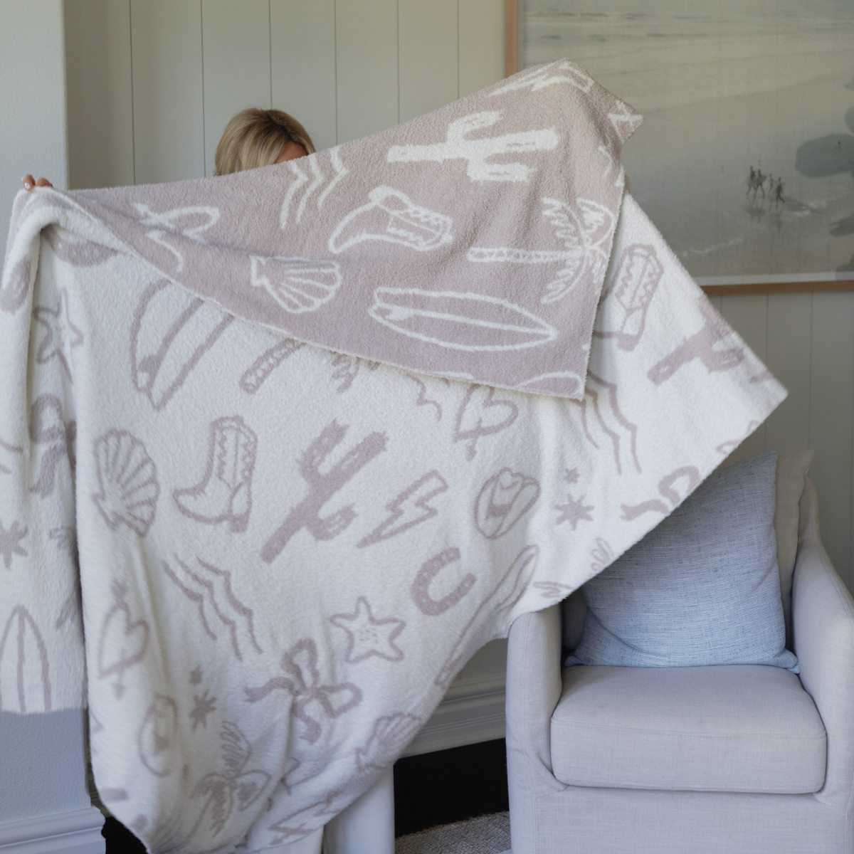 Coastal Cowgirl Luxe Home Blanket