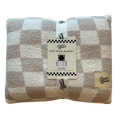 Local Beach Checker Cozy Travel Blanket