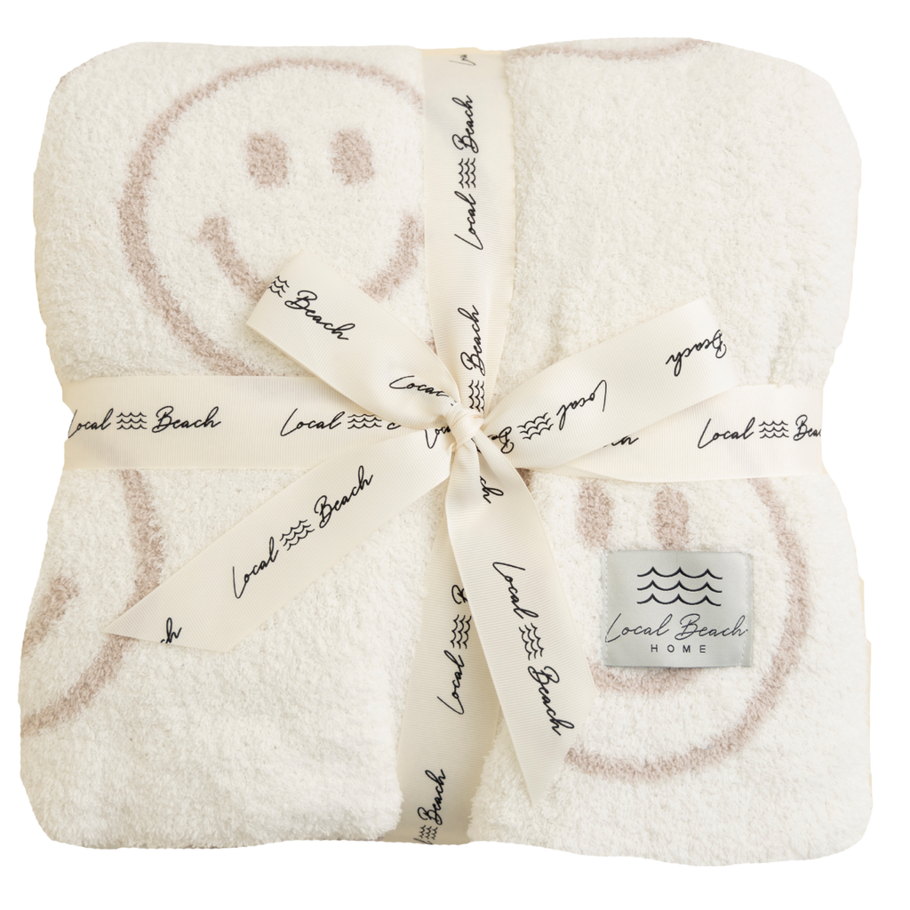 Smiley Luxe Home Blanket