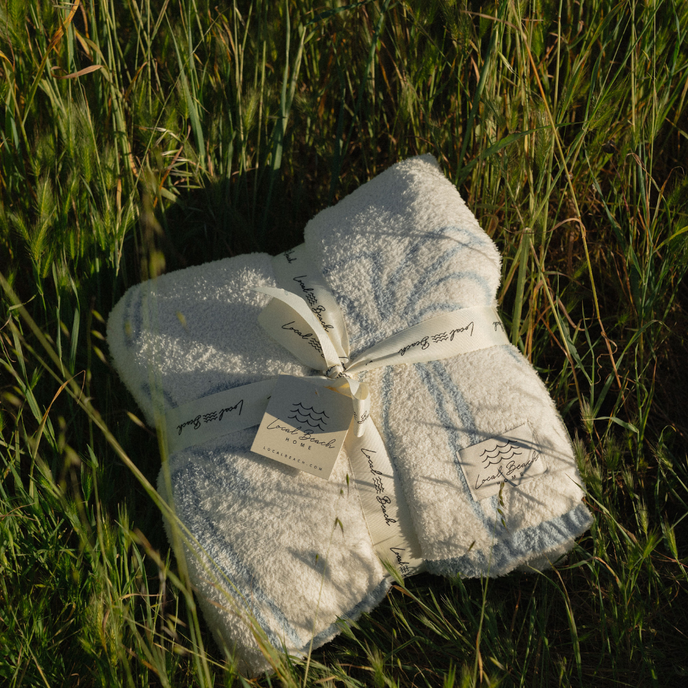 Multi Palm Tree Luxe Home Blanket