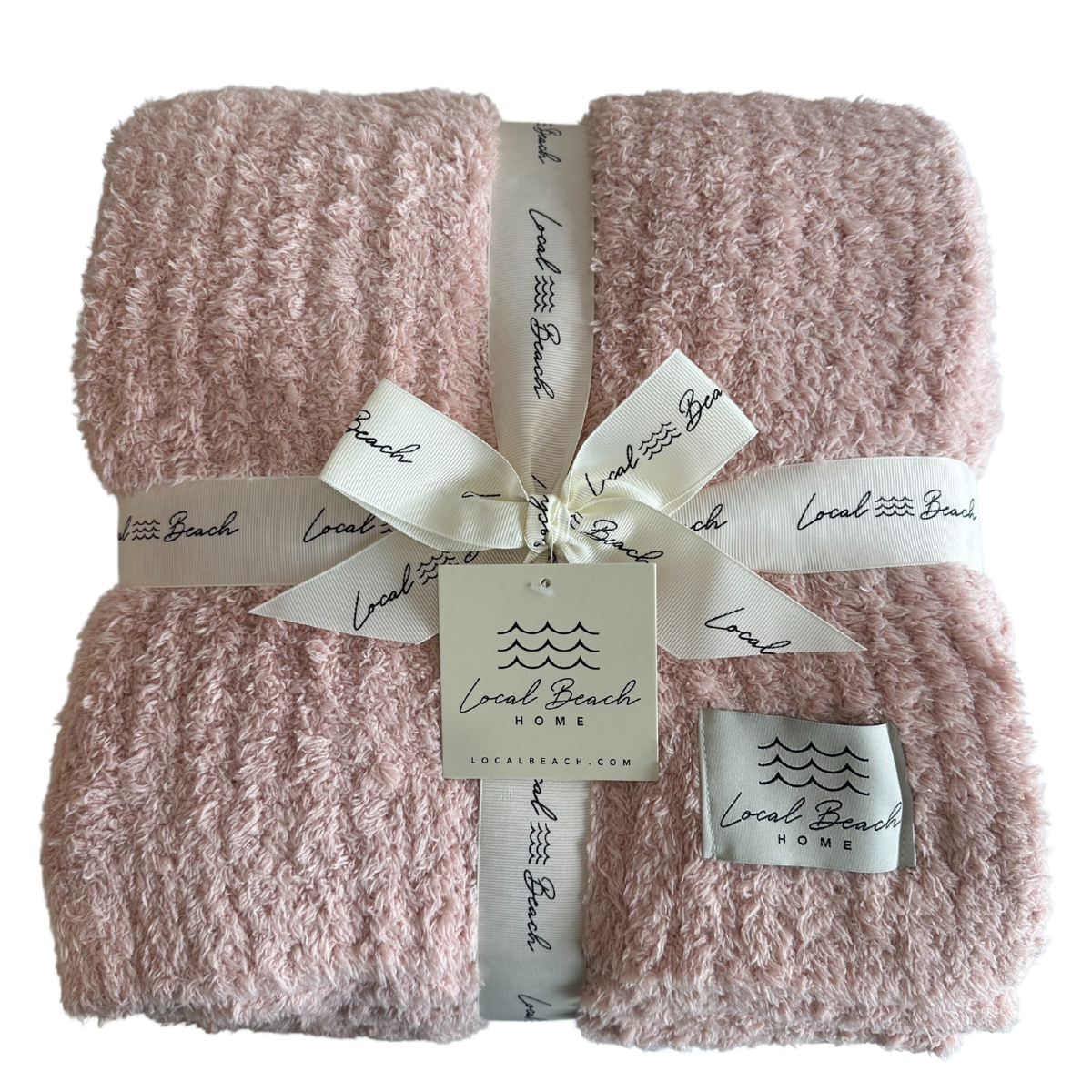 Solid Ribbed Luxe Home Cozy Blanket