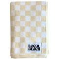 Checker Beach & Bath Towel